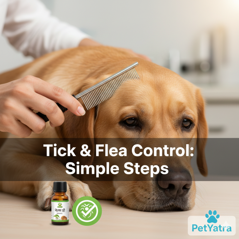 How to remove ticks from dog at home Hindi, Dog ticks treatment India, Apple cider vinegar for dog ticks, PetYatra tick control guide, Kutte ki chichdi ka ilaj